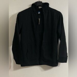 Old Navy big  boy’s  hoodie zip up  front kangaroo pockets black.XXL(18)